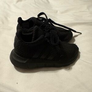 Kids Black Adidas Sneakers